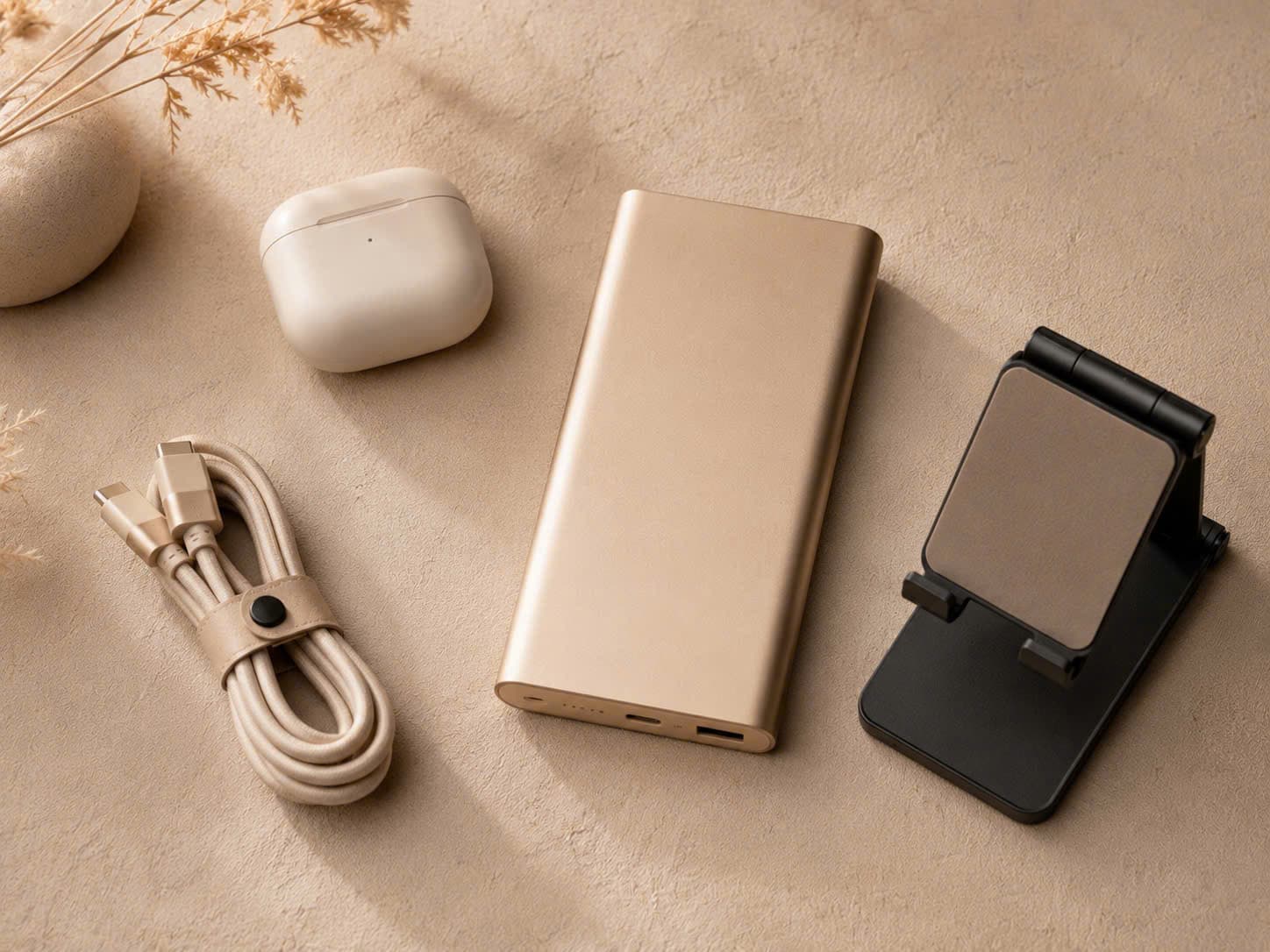 Quà tặng công nghệ — loa bluetooth, sạc dự phòng in thương hiệu