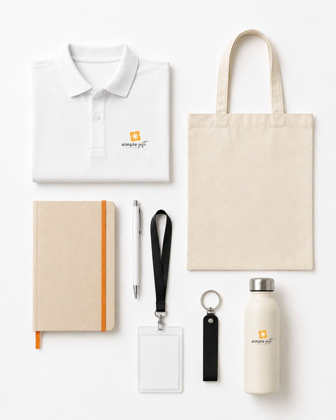 Bộ quà tặng doanh nghiệp Simple Gift với logo in thương hiệu